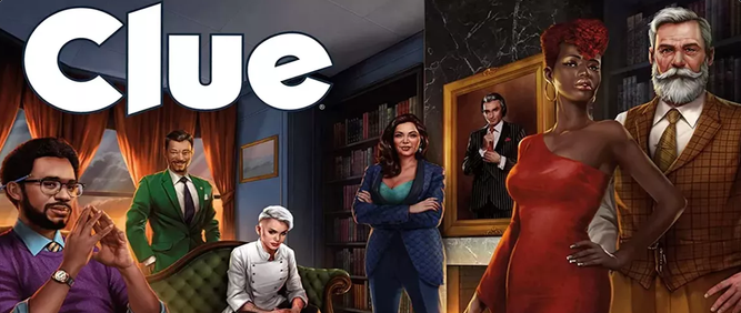 The Clue game board